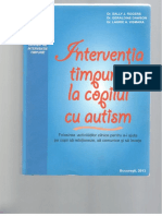 INTRVENTIA TIMPURIE AUTISM PARTEA I