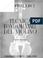 Curci - Tecnica Fondamentale Del Violino - Parte II PDF