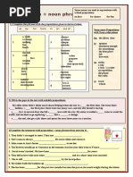 Preposition Noun Phrases Grammar Drills Grammar Guides Oneonone Activities - 113482