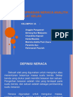 Pengoprasian Neraca Analitik Dan Alat Gelas