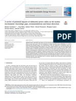 A Review of Potential Impacts of Submarine Power Cables On The Marine Environment - Francuzi - 2018 PDF