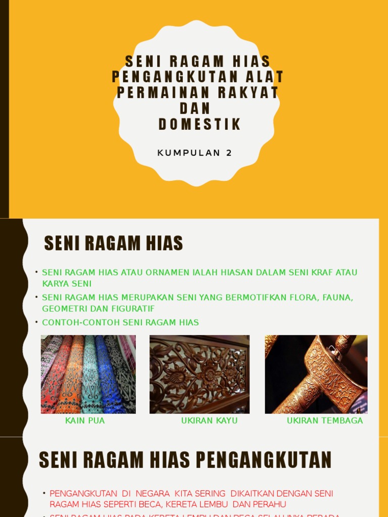 Seni Ragam Hias Pengangkutan Alat Permainan Rakyat Dan Amin Pdf