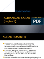 ALIRAN DAN KARAKTERISTIK. (II) PPTX