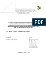 Informe de Investigación Cuantitativa