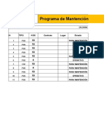 Programa de Manteción de Extintores Elite Constructores