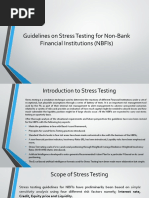 Guidelines On Stress Testing For NBFI