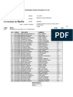 Boletin Provisional Periodo Pregrado B de 2013