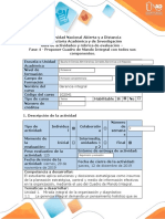 Guía de actividades y rubrica de evaluación - Fase 4 - Proponer Cuadro de Mando Integral con todos sus componentes