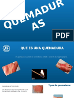 QUEMADURAS. diapositivas