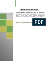 Informe Topografico