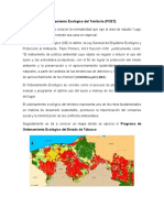 Los Planes de Ordenamiento Ecológico del Territorio