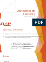 Operaciones en Funciones