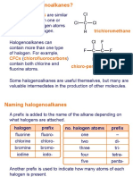 Halogenoalkanes