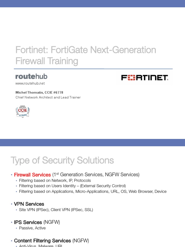 FGT Overview and Design PDF | PDF | Virtual Private Network | Firewall ...