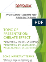 Chelate Effect (Recovered)