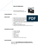 DR Baqai Updated CV 2019 PDF