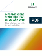 Informe Sobre Sostenibilidad en España 2018