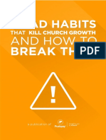 5 Bad Habits That Kill Church Growth and How To Break Them