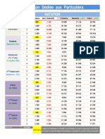 Tarification Espace Nautique Particuliers 2019-2020