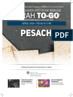 Pesach To-Go - 5780