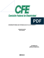 CFE-V5100-01 Interruptores de potencia de 72.5 kV a 420 kV