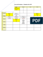 Horarios - PERIODISMO - II - Sem - 2019 (Con Salas)