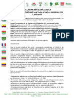 Declaración Amazonica Coica.31.03.2020