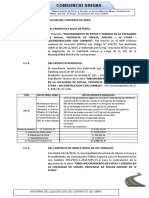 Liquidacion de Obra Pistas y Veredas. Sihuas - Ancashsihuas