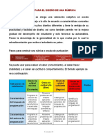 Formato 3 Diseño Rúbrica