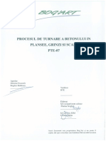 07 - PTE 07 - Procesul de Turnare A Betonului in Plansee, Grinzi Si Scari PDF