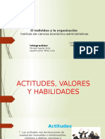 ACTITUDES, VALORES Y HABILIDADES Expo