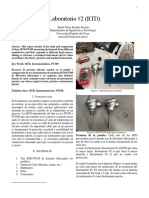 Informe #2 RTDPT100