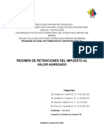 Ensayo de Régimen de Retenciones en Materia de IVA