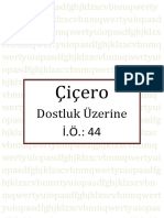 Dostluk Üzerine Marcus Tullius Cicero