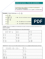 Fiche de Remediation Addition PDF