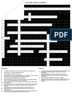 Crucigrama sobre medios de transmisión de datos