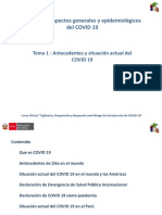 Cap I Tema I Antecedentes y Situacion Epidemiologica Covid 19 PDF