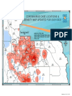 Heat Map of COVID-19 Cases in Orange County