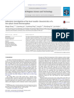 10.Laboratory investigation of the heat transfer characteristics of a - Zhang