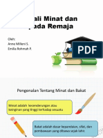 Minat Dan Bakat Pada Remaja