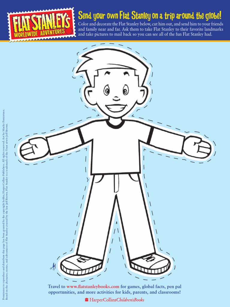 flat stanley template blank | pdf | social information processing