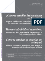 Como Se Estudian Las Emociones en Los Niños