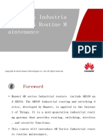 OHPRT121b AR Industrial Routers Routine MaintenanceISSUE1.00