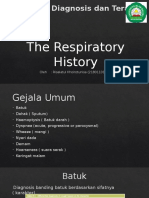 Presentasi Respirasi History