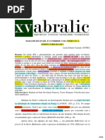 1. (UFMG, 2017). Madame de Staël e o Terror - uma objeção à perfectibilidade
