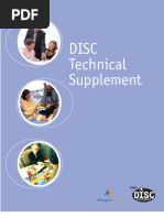 Disc Technical Supplement