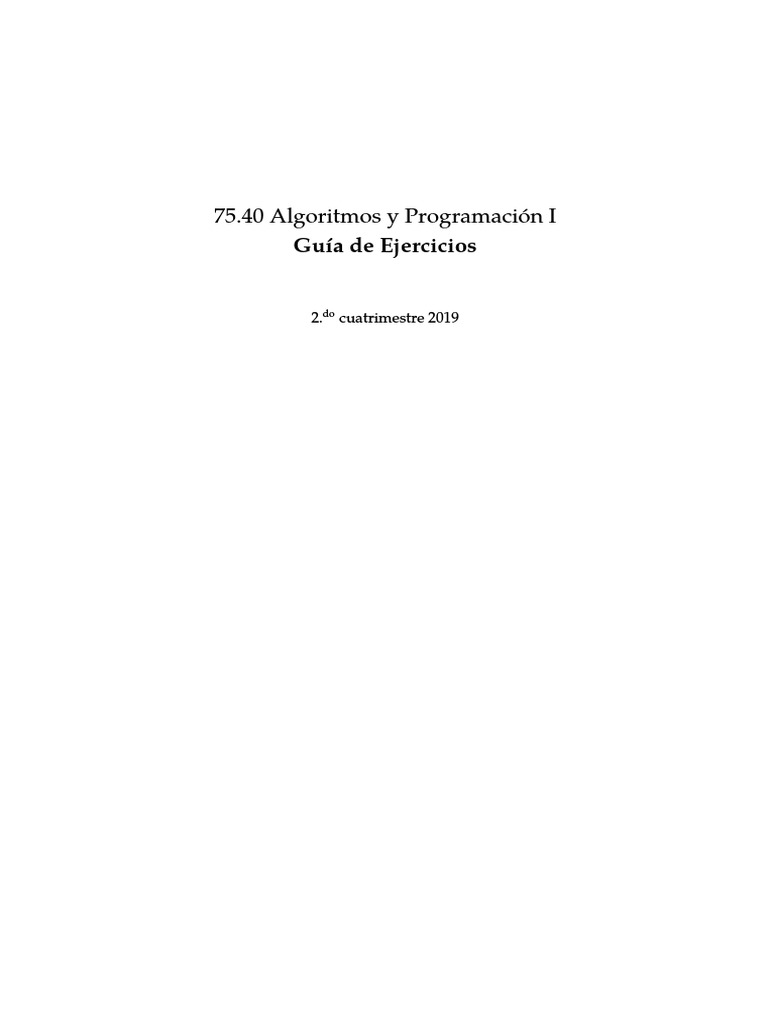 Guía de Ejercicios de Algoritmos en Python | PDF | Matriz (Matemáticas ...