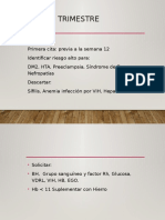 Complicaciones Mas Frecuentes en El Embarazo Por Trimestre