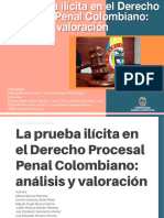 La Prueba Ilicita en El Derecho Procesal Penal Colombiano Analisis y Valoracion PDF