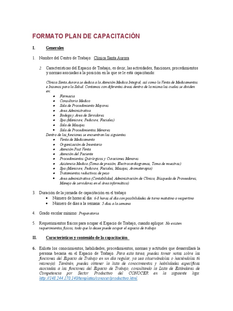 Plan de Capacitación para Jóvenes | PDF | Simulación | Medicina